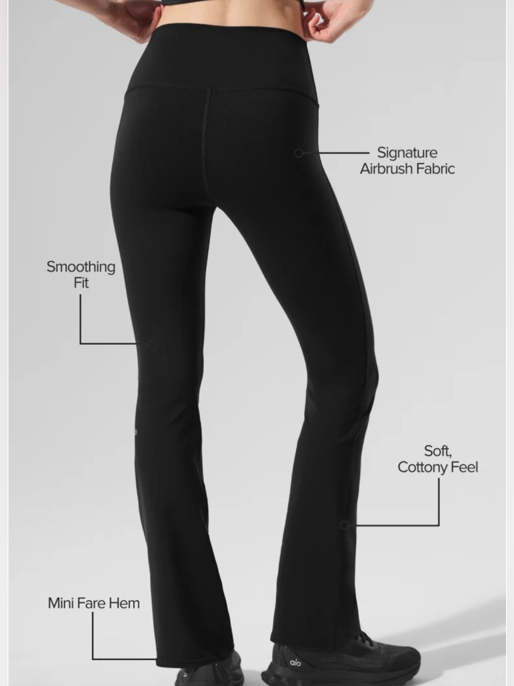 Airbrush High-Waist 7/8 Bootcut Legging - Picture 2 of 7